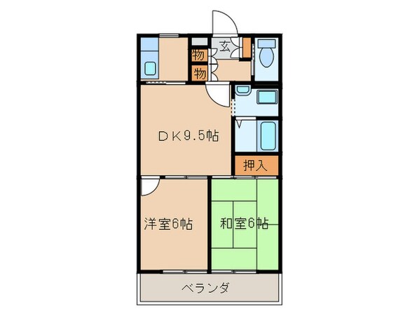 第３宮崎ビルの物件間取画像